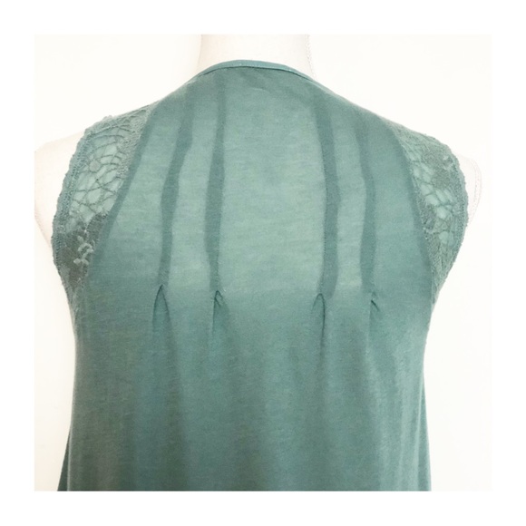 ANTHROPOLOGIE Meadow Rue Laced Tie-Neck Tank Size Small Petite (SP) - Picture 13 of 16
